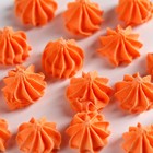 Безе сахарные пасха оранжевые KONFINETTA для декора капкейков, торта, куличей и напитков, 30 г. - Фото 4