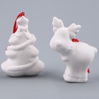 Ёлочные игрушки под раскраску «Блеск», 4 шт., с подвесом, кисть - Фото 5