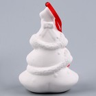 Ёлочные игрушки под раскраску «Блеск», 4 шт., с подвесом, кисть - Фото 6