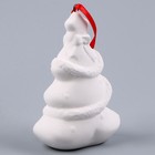 Ёлочные игрушки под раскраску «Блеск», 4 шт., с подвесом, кисть - Фото 7