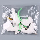 Ёлочные игрушки под раскраску 4 шт. «Динозавры» с подвесом, кисть  (артикул 10062467)  большой выбор товаров оптом и в розницу по низким ценам с доставкой