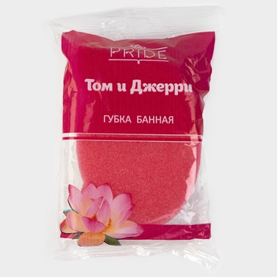 Губка для тела банная «Кот» 13,5×10×4 см, МИКС