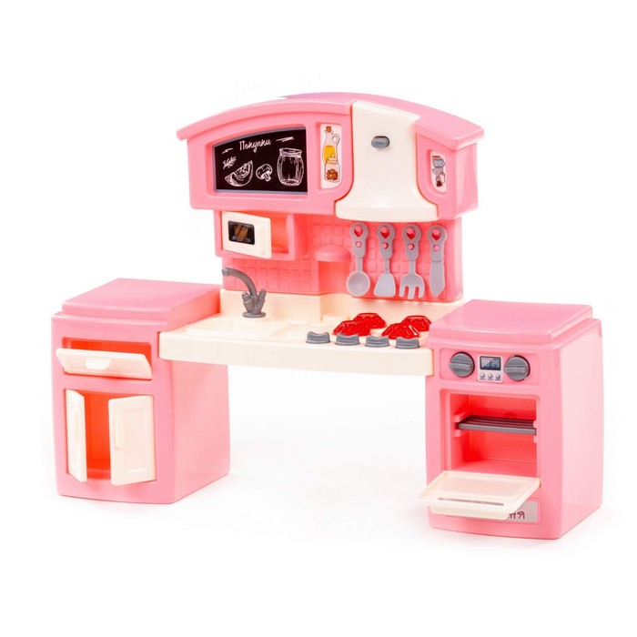 Мини-кухня «Малютка», в коробке № 2, цвет розовый - Фото 1