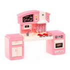 Мини-кухня «Малютка», в коробке № 2, цвет розовый - фото 3632279
