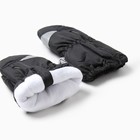 Рукавицы детские, цвет чёрный, размер 10 (1-2 года) - фото 23213507