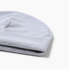 Комплект детский (шапка, снуд), цвет серый меланж/Тучка, размер 50-52 - Фото 2