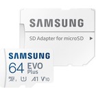 Карта памяти microSDXC 64GB Class10 Samsung MB-MC64KA EVO PLUS + adapter - Фото 1