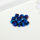 Бусины стекло, 8 мм, 13 шт. голубой - фото 23197613