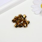 Бусины стекло, 10 мм, 12 шт. золото - фото 23197649