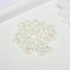 Бусины акрил "Круглые" 8 мм, 25 гр. Прозрачный-переливающийся - фото 23197720 Бусины акрил "Круглые" 8 мм, 25 гр. Прозрачный-переливающийся - фото 23197720