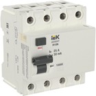 Выключатель дифференциального тока (УЗО) 4п 25А 30мА тип AC ВДТ R10N ARMAT IEK AR-R10N-4-025C030 - фото 303509858