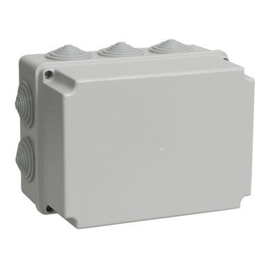 Коробка распаечная ОП 190х140х120 IP44 КМ41245 (10 каб.ввод.) IEK UKO10-190-140-120-K41-44