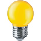 Лампа светодиодная 71 830 NLL-G45-1-230-Y-E27 1Вт шар E27 230В Navigator 71830 - фото 296183673