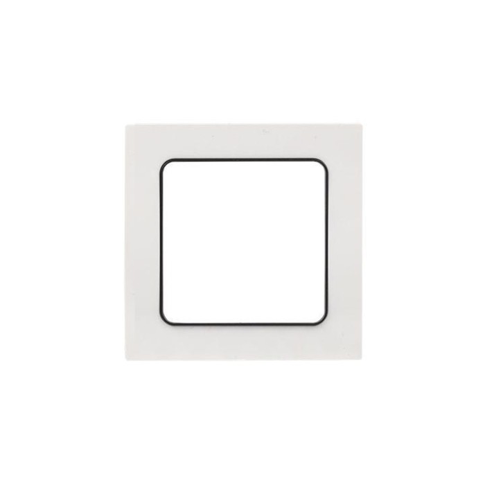 Рамка 1-м Стокгольм бел. с линией цвета черн. PROxima EKF EXM-G-304-10 - Фото 1
