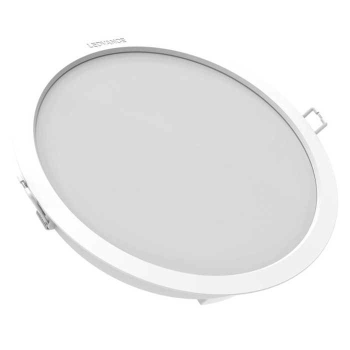 Светильник светодиодный Eco Class Downlight DL 865 WT 18Вт 6500К IP44 1710лм встраив. даунлайт кругл. тонкий LEDVANCE 4058075644298 - Фото 1