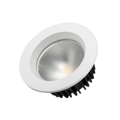 Светильник светодиодный LTD-105WH-FROST-9W Day White 110deg IP44 метал. Arlight 021492