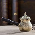 Турка с крышкой «Золотые узоры», 250 мл, латунь - Фото 3