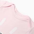 Боди детское, цвет розовый, рост 74 см - фото 24702925