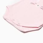 Боди детское, цвет розовый, рост 74 см - фото 24702927