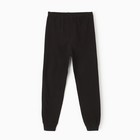 Комплект для мальчиков (джемпер, брюки), ТЕРМО, цвет чёрный, рост 128 см - Фото 2