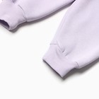 Костюм для девочек (свитшот, брюки), НАЧЁС, цвет сиреневый, рост 86 см - фото 24987202