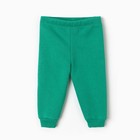 Костюм для девочек (свитшот, брюки), НАЧЁС, цвет зелёный, рост 86 см - Фото 2