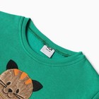 Костюм для девочек (свитшот, брюки), НАЧЁС, цвет зелёный, рост 92 см - фото 24987222