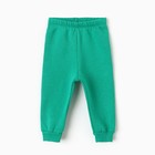 Костюм для мальчиков (свитшот, брюки), НАЧЁС, цвет зелёный, рост 86 см - Фото 2