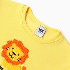 Костюм для мальчиков (толстовка, брюки), НАЧЁС, цвет жёлтый, рост 104 см - фото 25574823