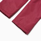 Полукомбинезон утеплённый для девочек, цвет фуксия, рост 122 см - фото 24987438