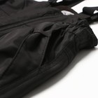 Полукомбинезон утеплённый для девочек, цвет чёрный, рост 104 см - Фото 3