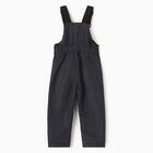 Полукомбинезон для девочки, рост 74 см, цвет тёмно-синий - Фото 5