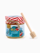 Подарочный набор новогодний «Сказка», мёд с маточным молочком 250 г, чай 50 г, ложка - Фото 7