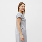 Платье домашнее женское с карманами «Корона Mе», цвет серый меланж, размер 50 - Фото 4