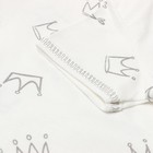 Боди Bloom Baby Короны с кор. рукавом, р. 80 см, молочный - Фото 3
