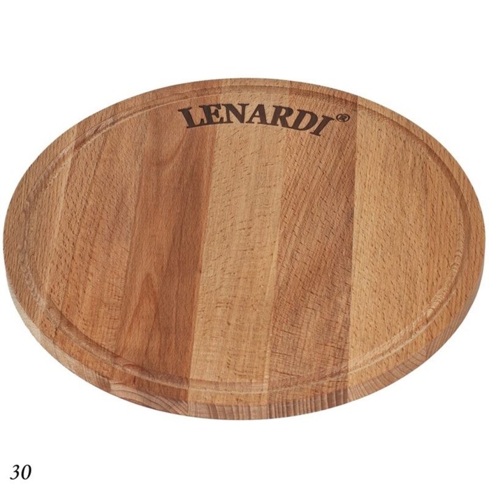 Доска разделочная Lenardi, круглая, d=30 см - Фото 1