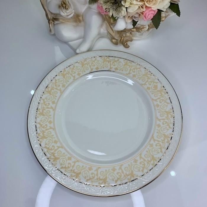 Набор тарелок Lenardi Damask, d=25 см, 6 шт - Фото 1
