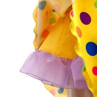 Карнавальный костюм «Стиляги 8»: платье жёлтое в крупный горох, повязка, р. 34, рост 134 см - Фото 3