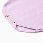 Комбинезон детский вязаный MINAKU, рост 86-92, цвет лавандовый - фото 24039152