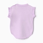 Комбинезон детский вязаный MINAKU, рост 86-92, цвет лавандовый - фото 24039153