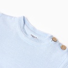 Комбинезон детский вязаный MINAKU, рост 92-98, цвет голубой - фото 24039182