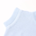 Комбинезон детский вязаный MINAKU, рост 92-98, цвет голубой - фото 24039183