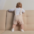 Комбинезон детский вязаный MINAKU, рост 92-98, бежевый - фото 23255818