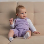 Комбинезон детский вязаный MINAKU, рост 74-80, лавандовый - фото 111713085 Комбинезон детский вязаный MINAKU, рост 74-80, лавандовый - фото 111713085