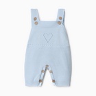 Комбинезон детский вязаный MINAKU, рост 62-68, голубой - фото 23683841