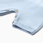 Комбинезон детский вязаный MINAKU, рост 62-68, голубой - фото 23737023