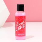 Пена для ванны «Sweet love», 100 мл, аромат розовый шоколад, ЧИСТОЕ СЧАСТЬЕ - Фото 1