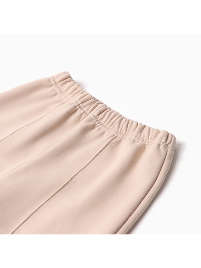 Брюки для девочки MINAKU, бежевые, рост 158 см