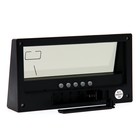 Часы - будильник электронные, настольные, термометр, календарь, гигрометр, 13.3×7.4 см, чёрные - Фото 3