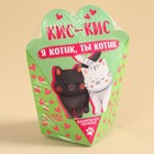 Печенье ванильное в коробке «Я котик, ты котик», 42 г (4 шт. х 10,5 г). - Фото 6